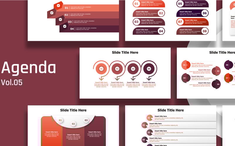 business agenda slides infographic ready to use original