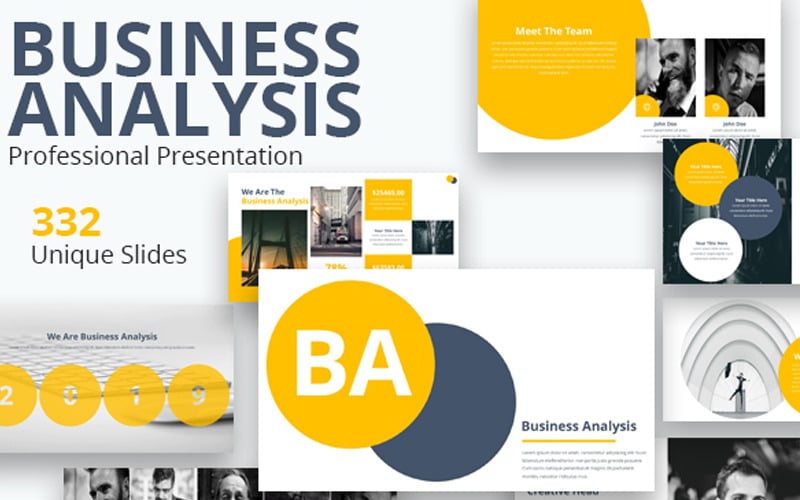 business analysis powerpoint template original
