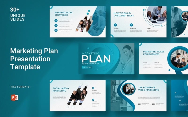 business and marketing plan powerpoint presentation template original