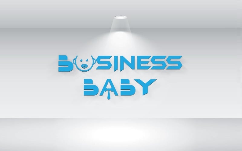 business baby logo vector file original