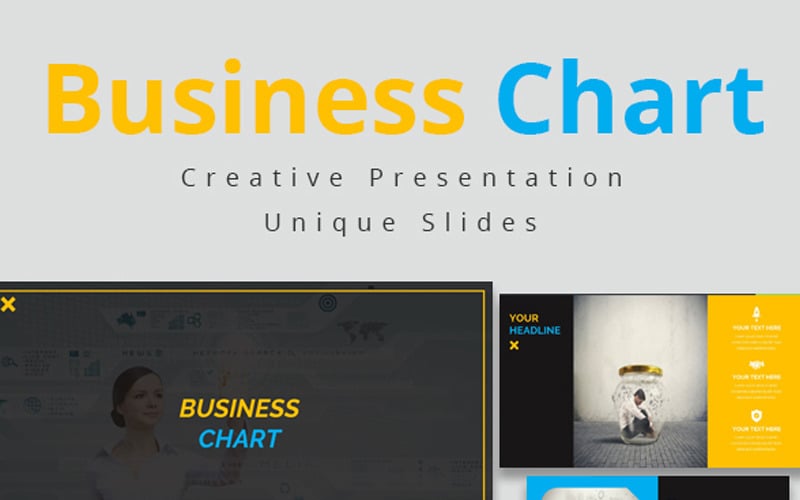 business chart powerpoint template original