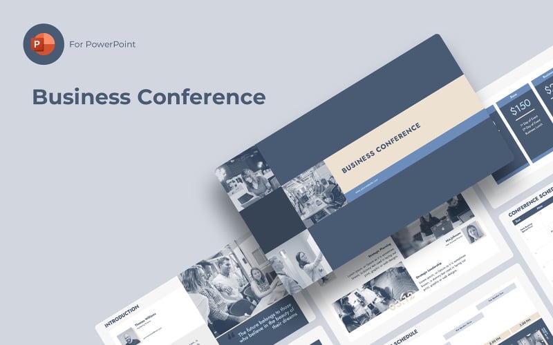 business conference powerpoint template original