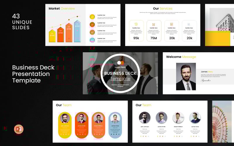 business deck presentation template original