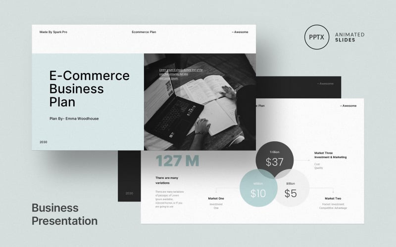 business design template layout original
