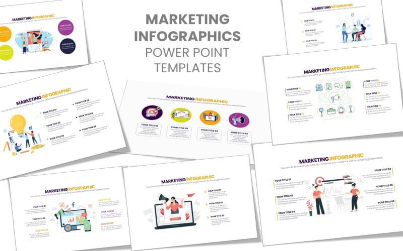 business digital marketing infographic powerpoint templates original
