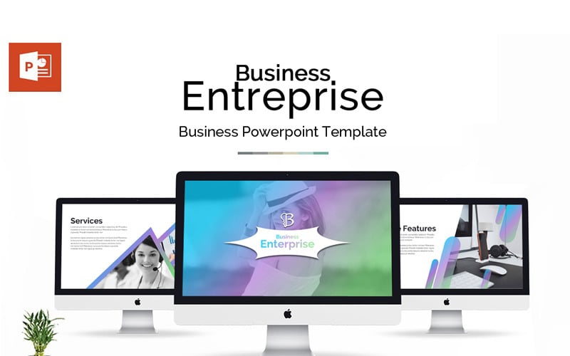 business entreprise powerpoint template original