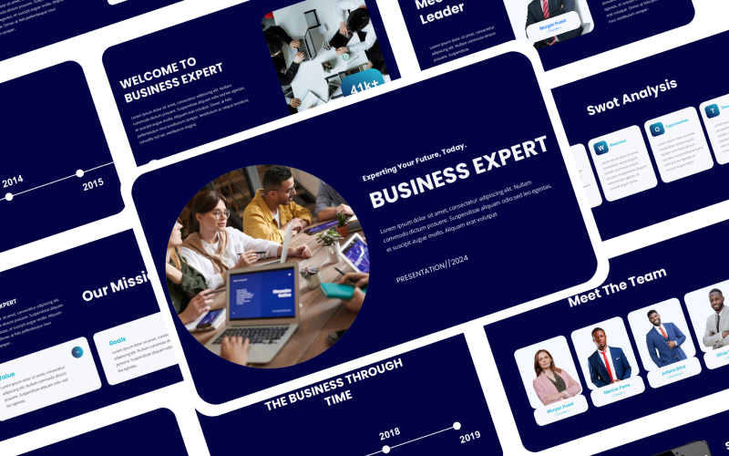 business expert pitch deck original