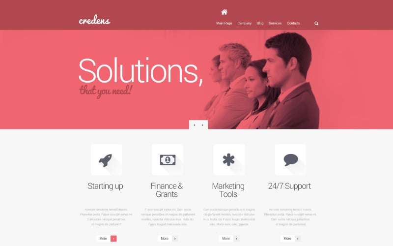 business for bold start wordpress theme original