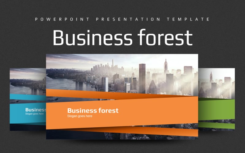 business forest powerpoint template original