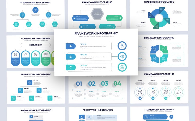 business framework infographic powerpoint template original