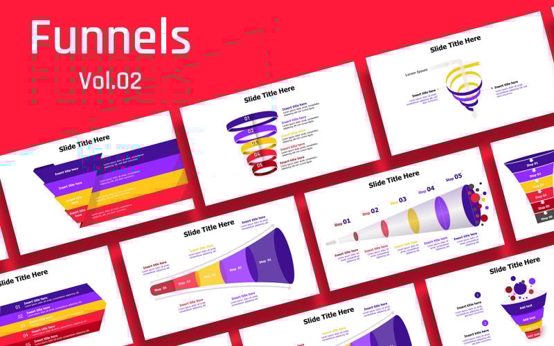 business funnel infographic original