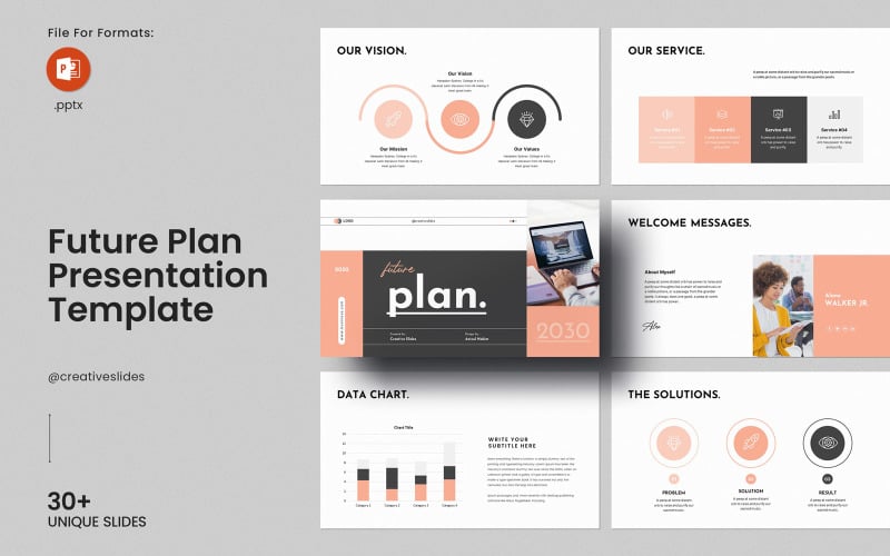 business future plan powerpoint original