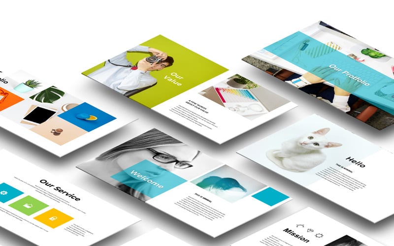 business grow presentation powerpoint template original
