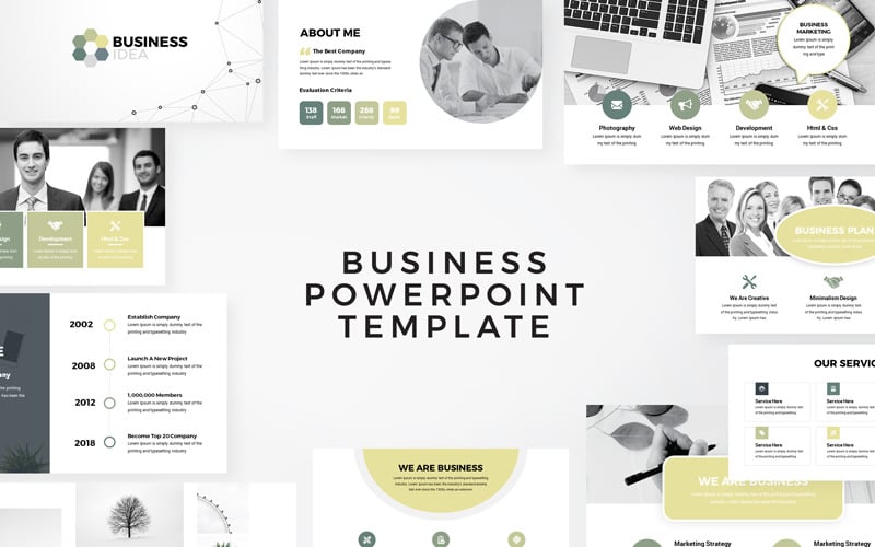 business idea powerpoint template original
