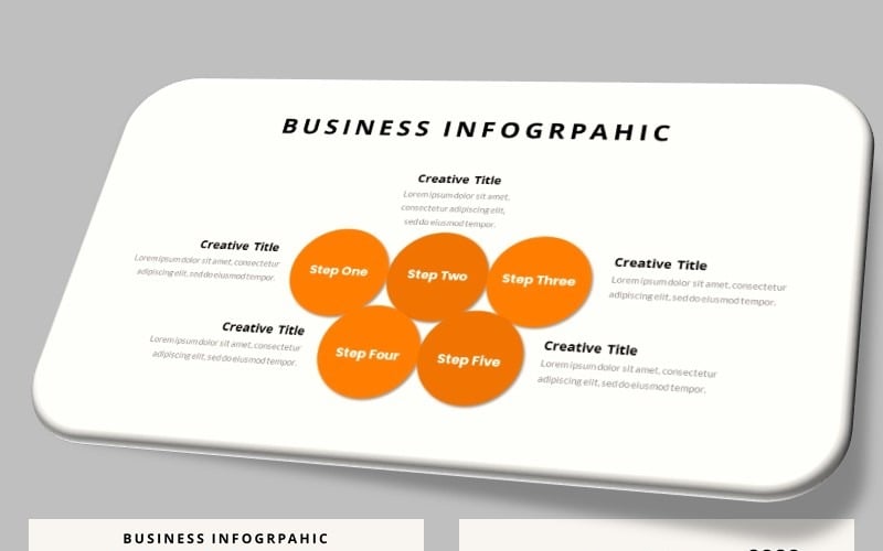 business infographic powerpoint template original