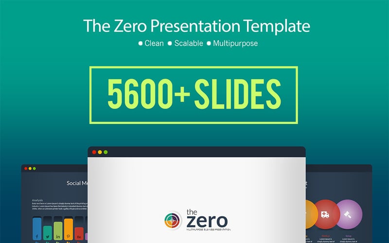 business infographic presentation powerpoint template original