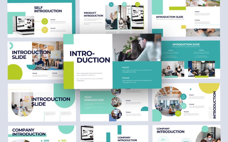 business introduction infographic powerpoint template original