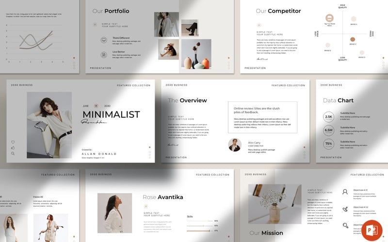 business layout template original