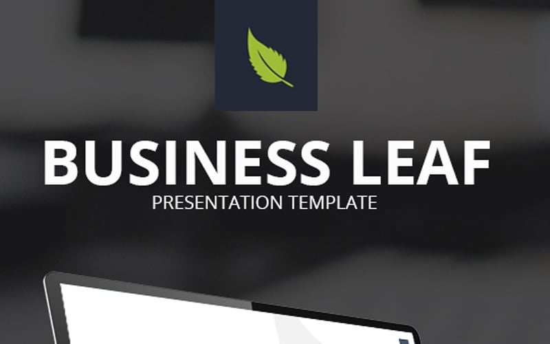 business leaf powerpoint template original