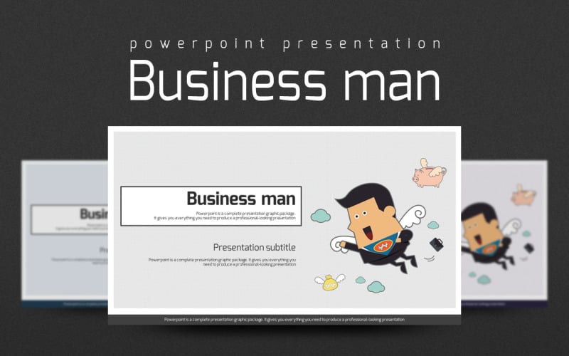 business man powerpoint template original