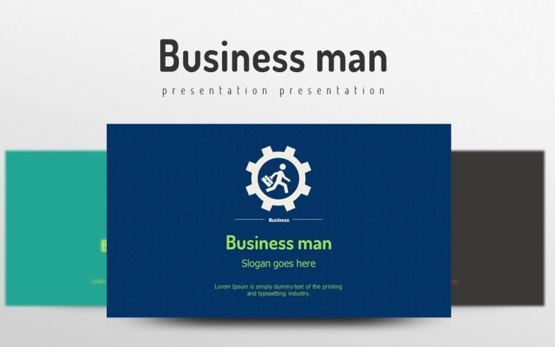 business man powerpoint template original