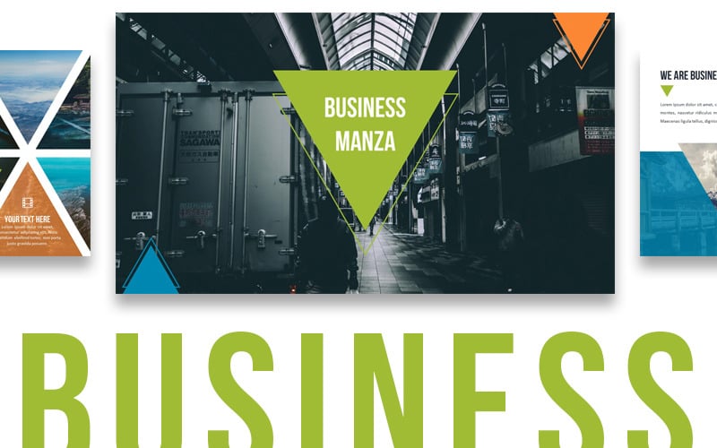 business manza premium powerpoint template original