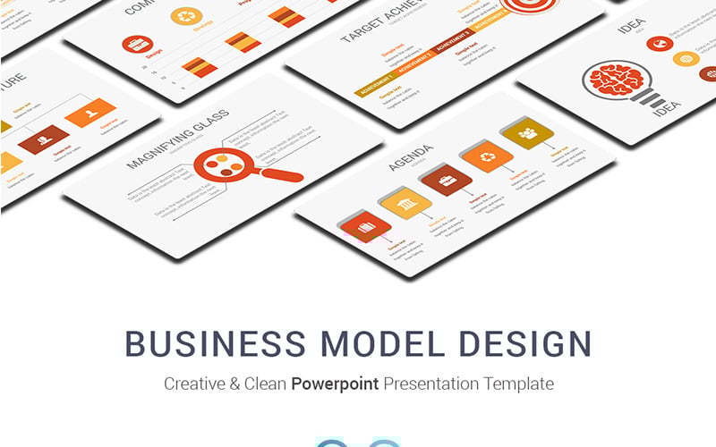 business model design powerpoint template original