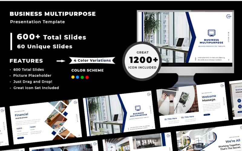 business multipurpose powerpoint template original
