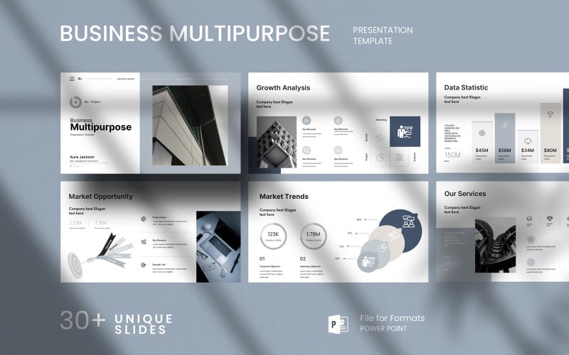 business multipurpose presentation template original