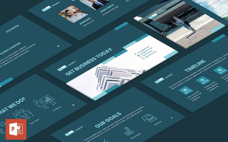 business networking presentation powerpoint template original