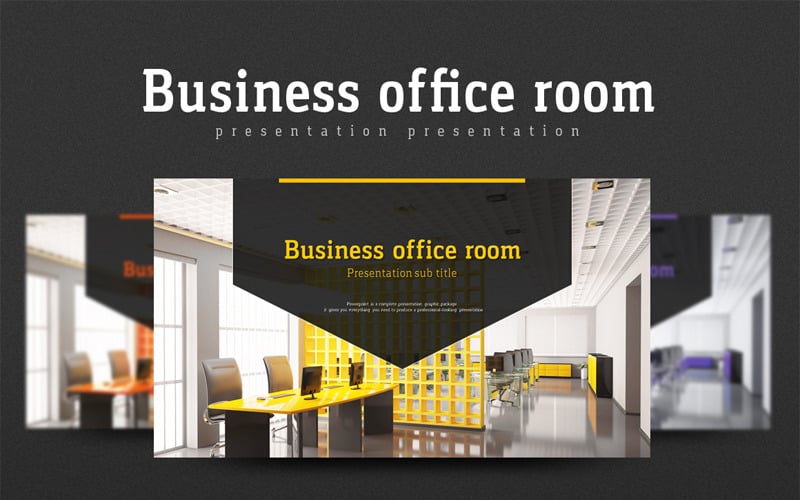 business office room powerpoint template original