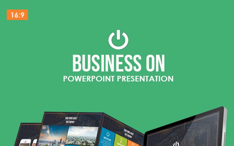 business on powerpoint template original