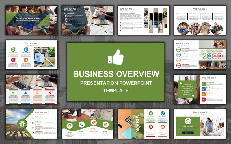 business overview presentation powerpoint original