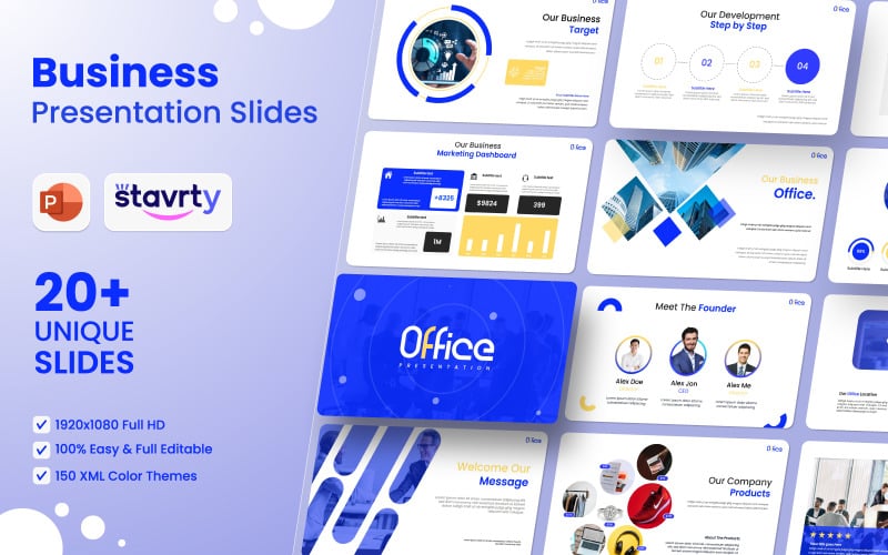 business pack powerpoint templates pitch deck presentation original