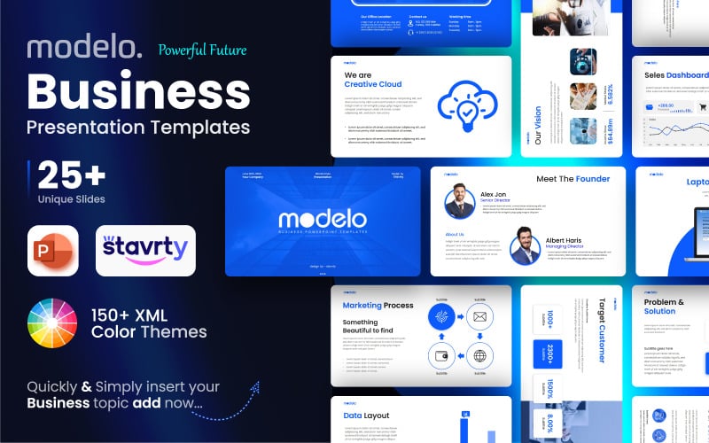 business pack powerpoint templates pitch deck presentation original
