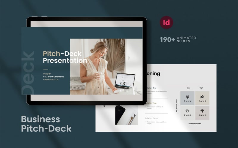 business pitch deck indesign original