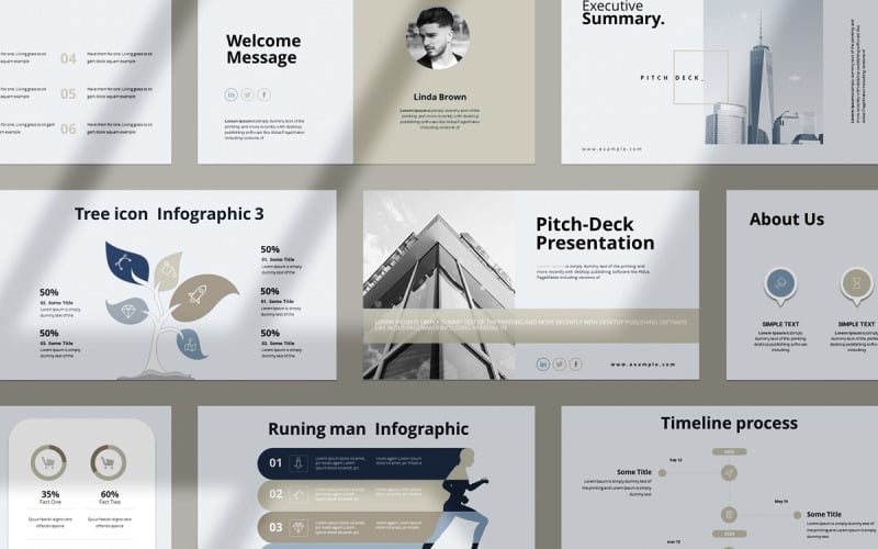 business pitch deck powerpoint original