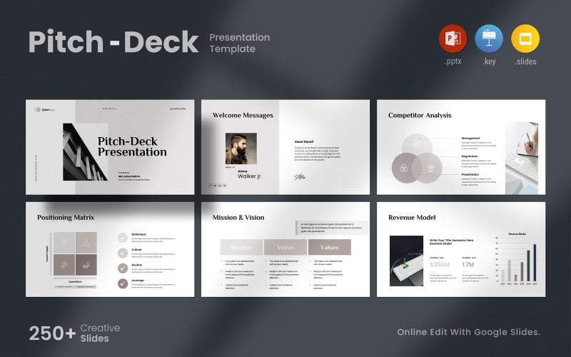 business pitch deck powerpoint original