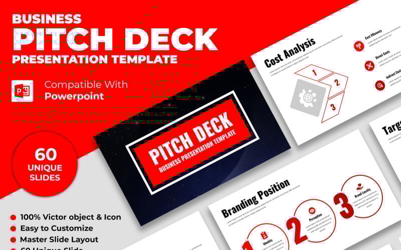 business pitch deck presentation design layout original