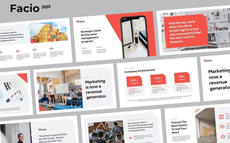 business pitch powerpoint template original