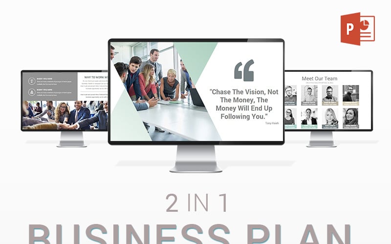 business plan in powerpoint template original