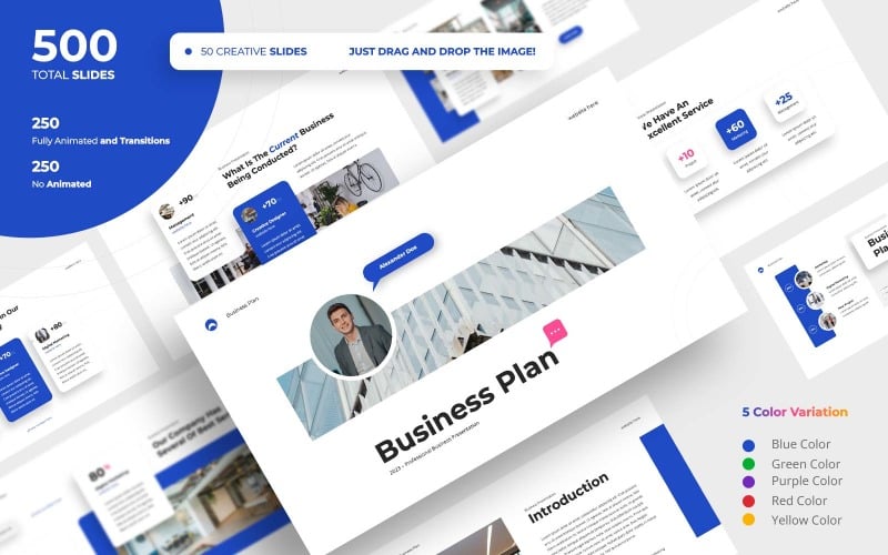 business plan professional business powerpoint original