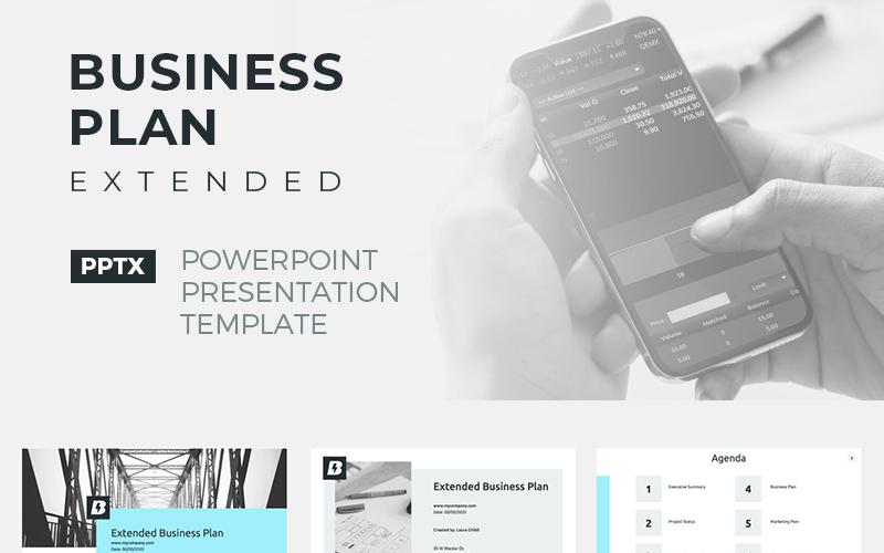 business plan extended powerpoint template original