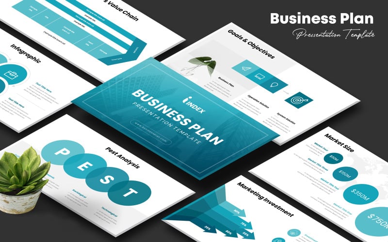 business plan infographic powerpoint layout original