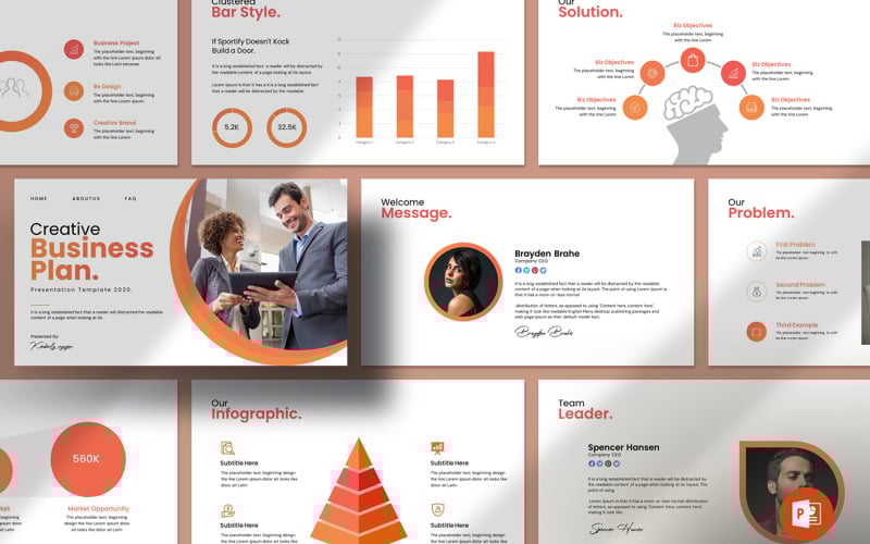 business plan layou template original