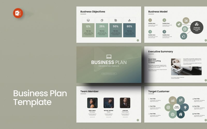 business plan layouts template original
