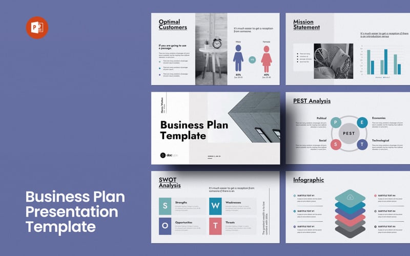 business plan powerpoint layout presentation template original