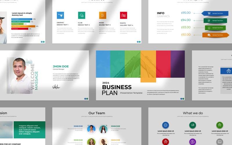 business plan powerpoint presentation item original