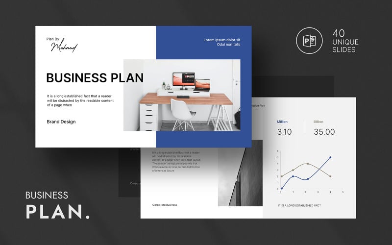 business plan powerpoint presentation layout original