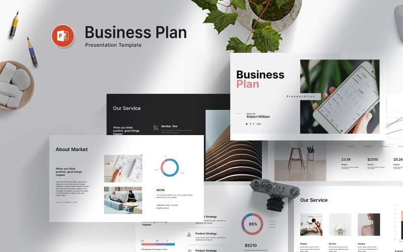 business plan powerpoint presentation template layout original